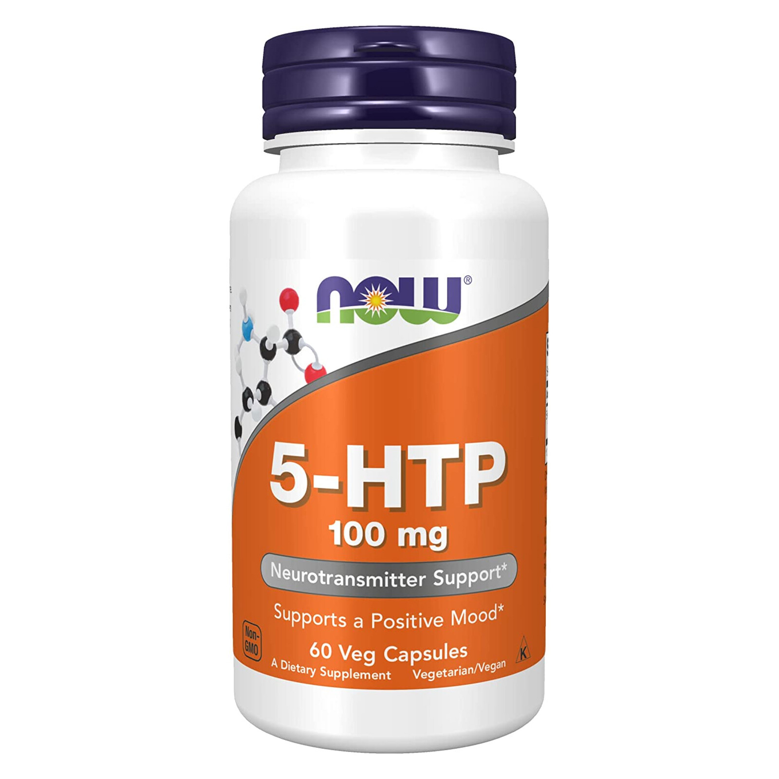 NOW FOODS 5-HTP 100 mg 60 Veg Capsules