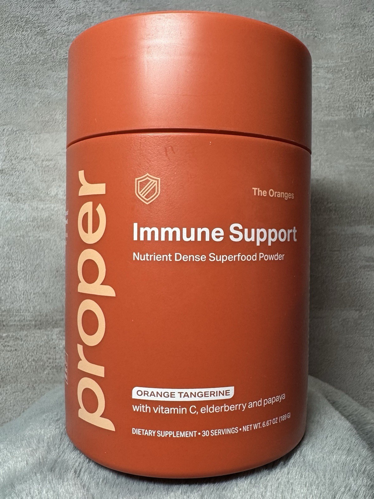 Proper Immune Support Superfood Powder Orange Tangerine 30 Servings