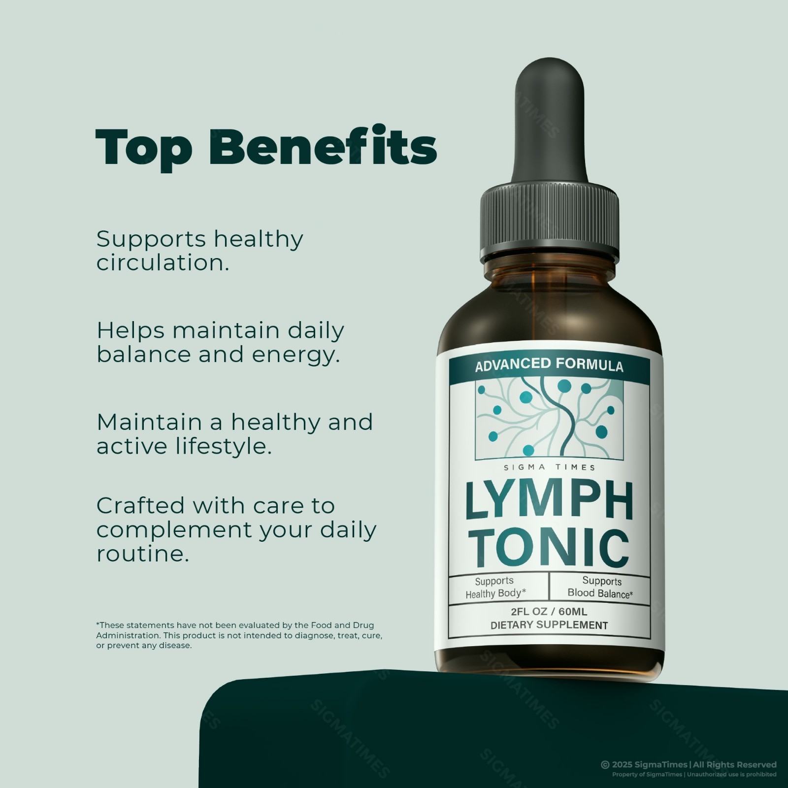 Lymph Tonic Drops – Natural Drainage Support & Blood Balance (30 servs)