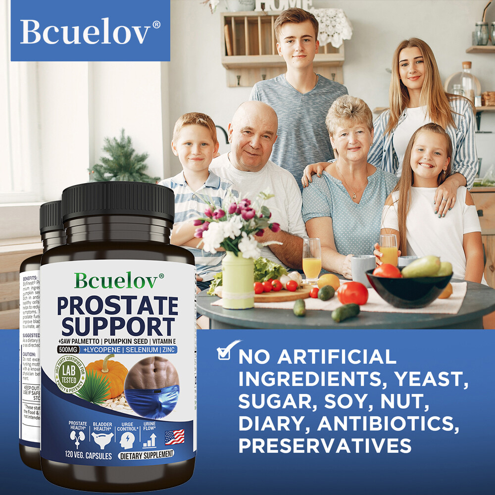 SawPalmetto Prostate Supplement for Men,Support Healthy Prostate&Bladder 120Caps