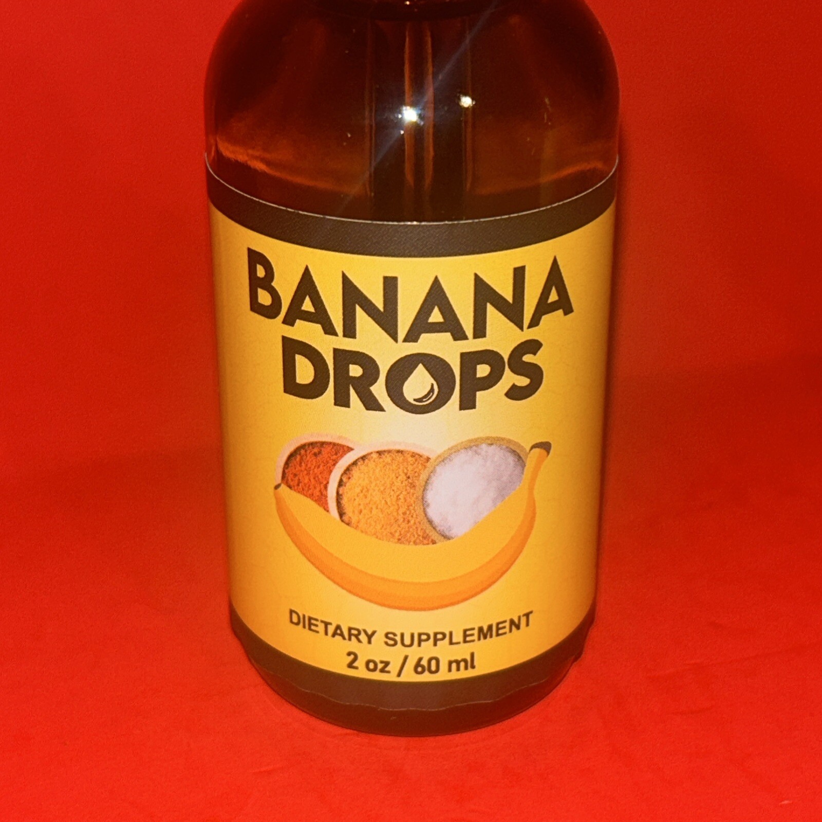Banana Drops Weight Loss Liquid Supplement 2 oz (Lot of 2)