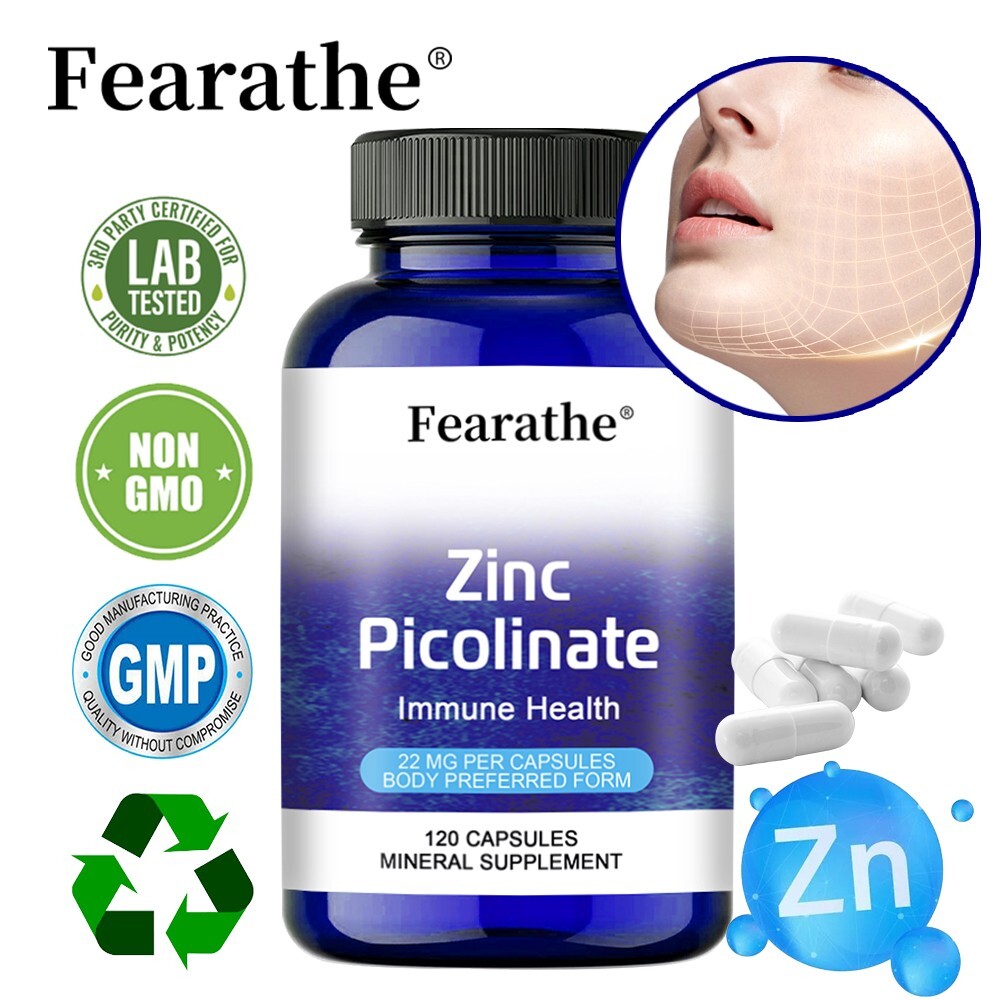 Zinc Picolinate 22mg | High Potency, Non-GMO | Immune Health