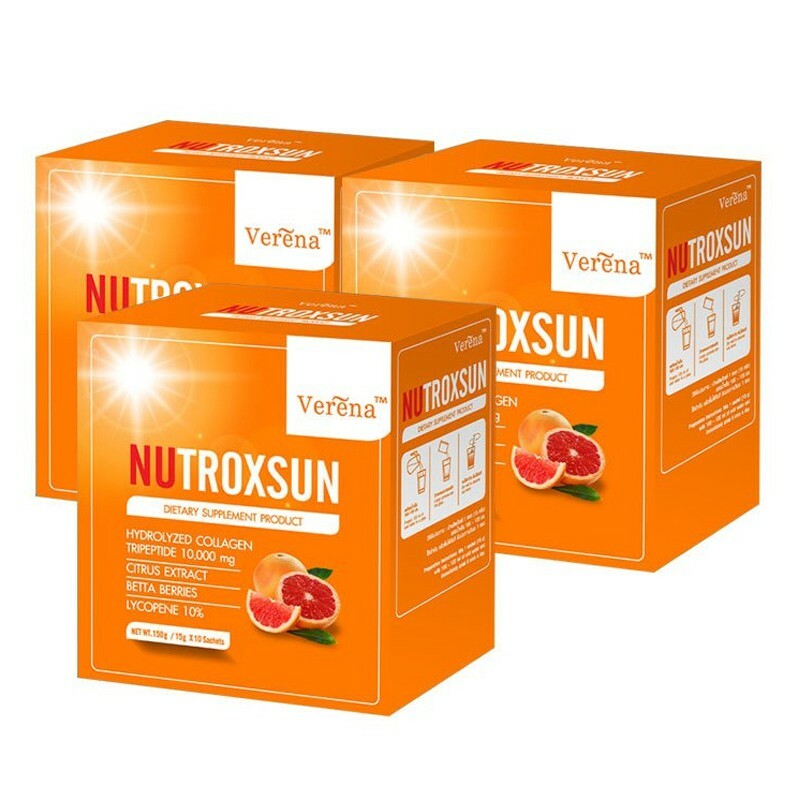 3X Verena Nutroxsun Collagen Tripeptide 10,000mg Drinks Healthy Beauty Skin 150g
