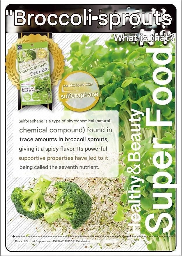 (Wellness Life Sciences) Broccoli Sprout Supplement, 120 tablets x 2