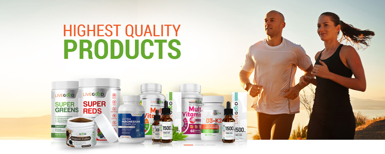 LiveGood ORGANIC SUPER GREENS Superfood Dietary Supplement Immune System