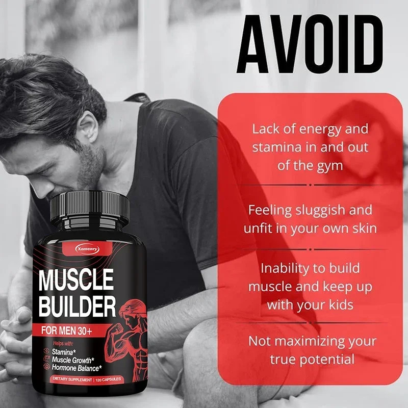 Muscle Builder for Men 30+ – Boost Strength and Endurance