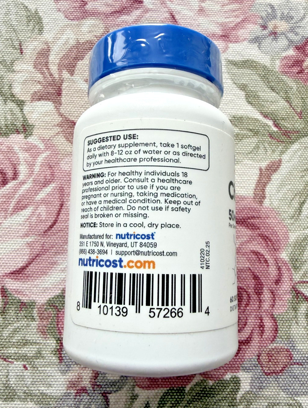 Nutricost Chlorophyll (50mg) ~ 60 Softgels ~ Gluten-Free