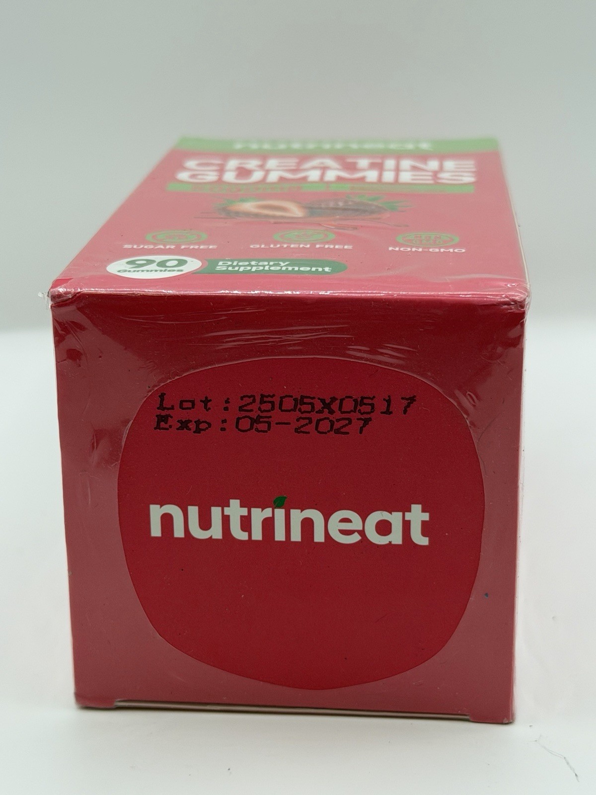 nutrineat Creatine Gummies 5000mg Creatine Monohydrate Strawberry 90 Vegan C