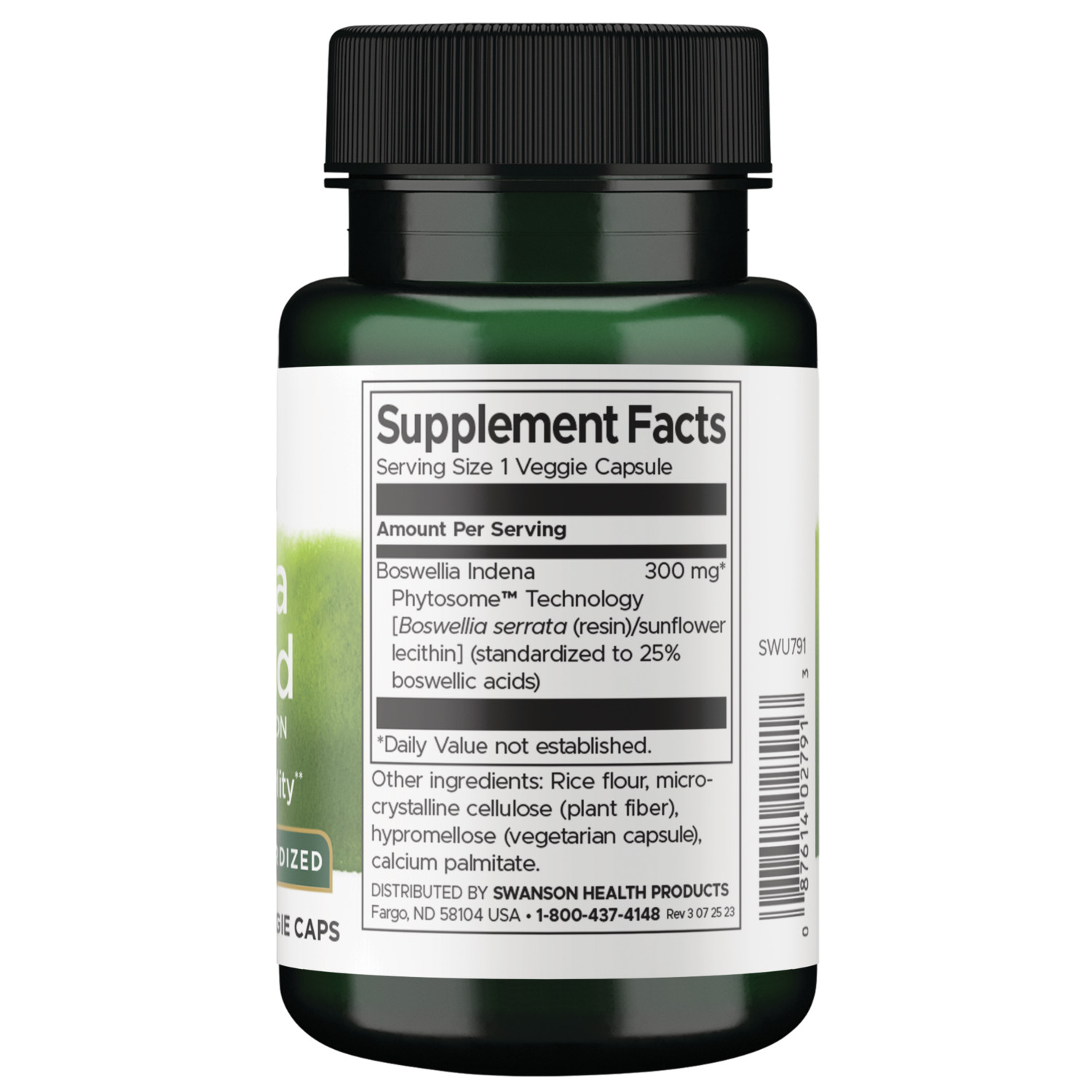 Swanson Standardized Boswellia Phytosome 300 mg 60 Veggie Capsules