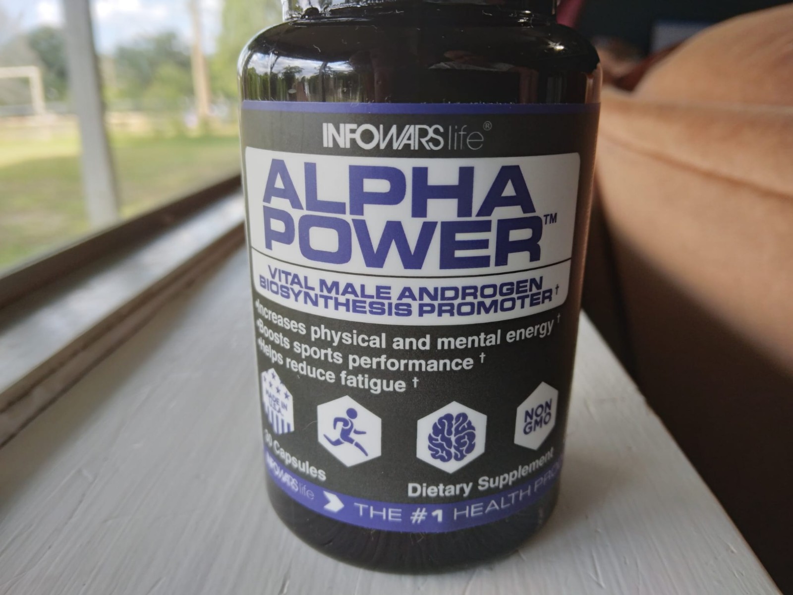 Infowars life Alpha Power Capsules Vital Male Androgen Dietary supplement mfg 22
