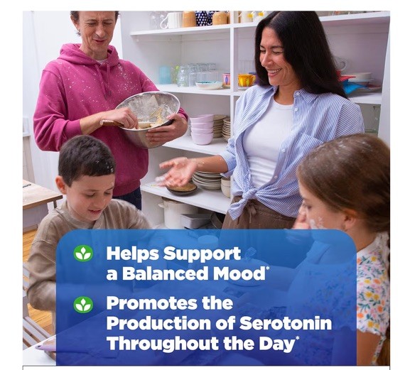 3-Pack 200 mg 60 Time-Release Tablets Natrol Mood + Stress 5-HTP 200mg EXP3/2026