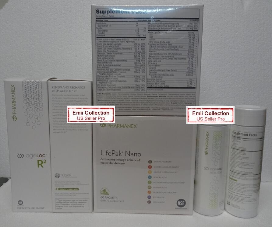 Nu Skin Nuskin Pharmanex Lifepak Nano and ageLOC R2 and ageLOC Youth Set