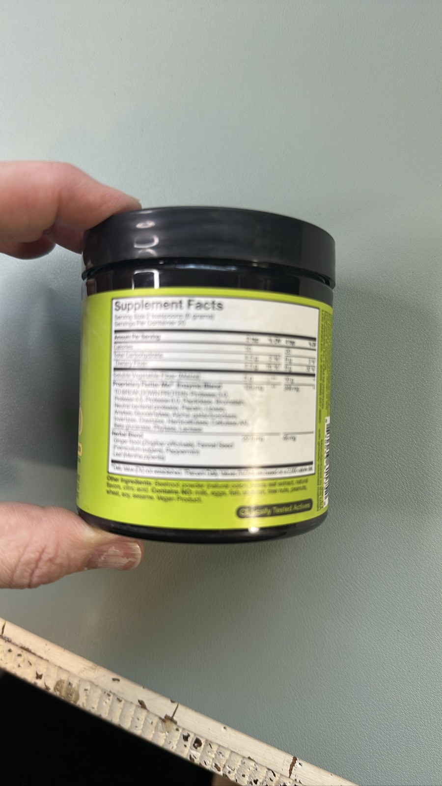 HUM Nutrition Flatter Me Fiber Booster Strawberry Lemon Powder 4oz