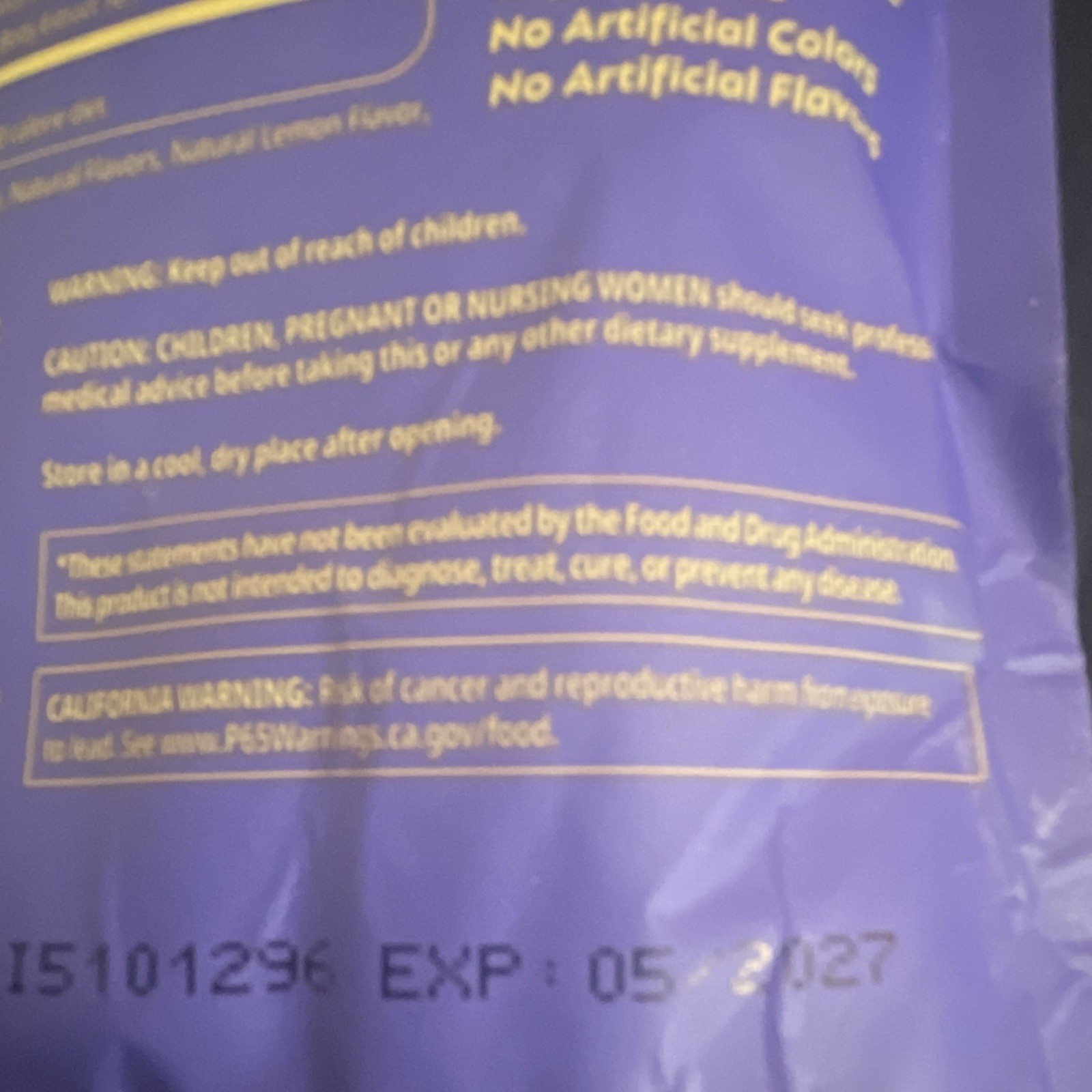 nütrops Nootropics Gummies Lemon Clouds, Reishi Blend, Vegan 60g EXP 05/2027