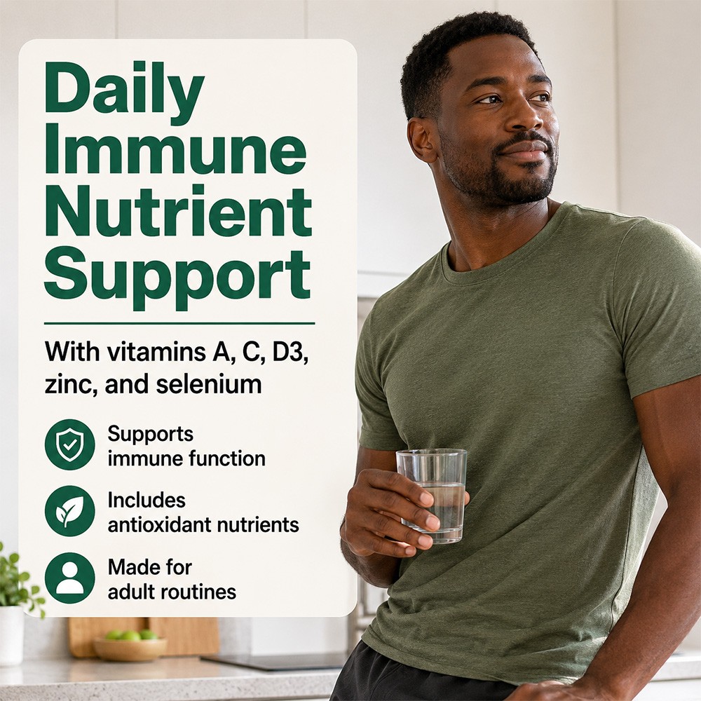Multivitamin Caps,Full Spectrum Vitamins,Daily Energy & Immune Wellness,120Caps