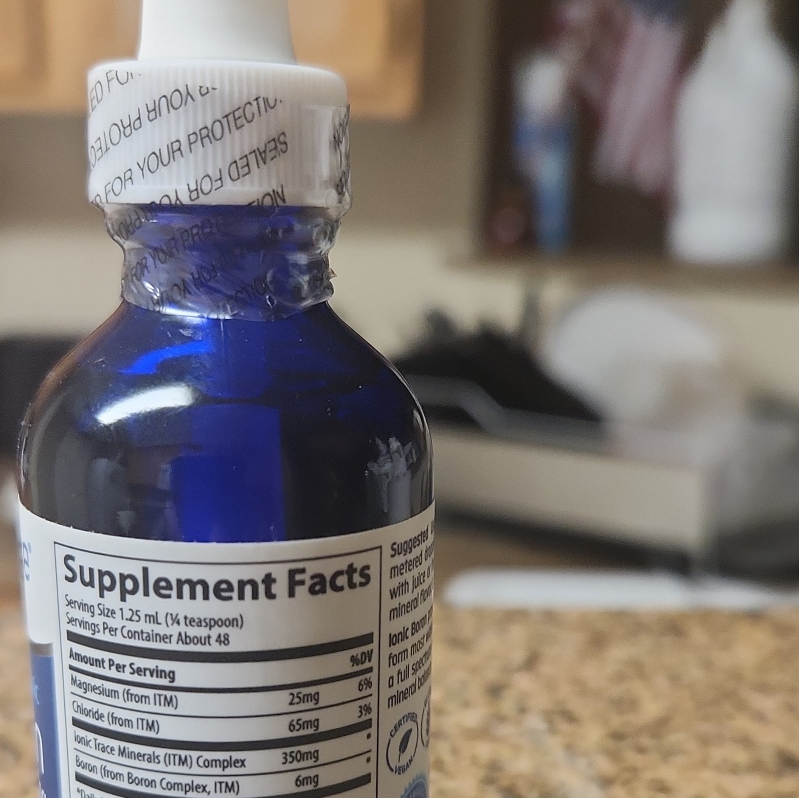 Trace Minerals Ionic Trace Minerals Drops Liquid Magnesium Boron Exp 11/2026