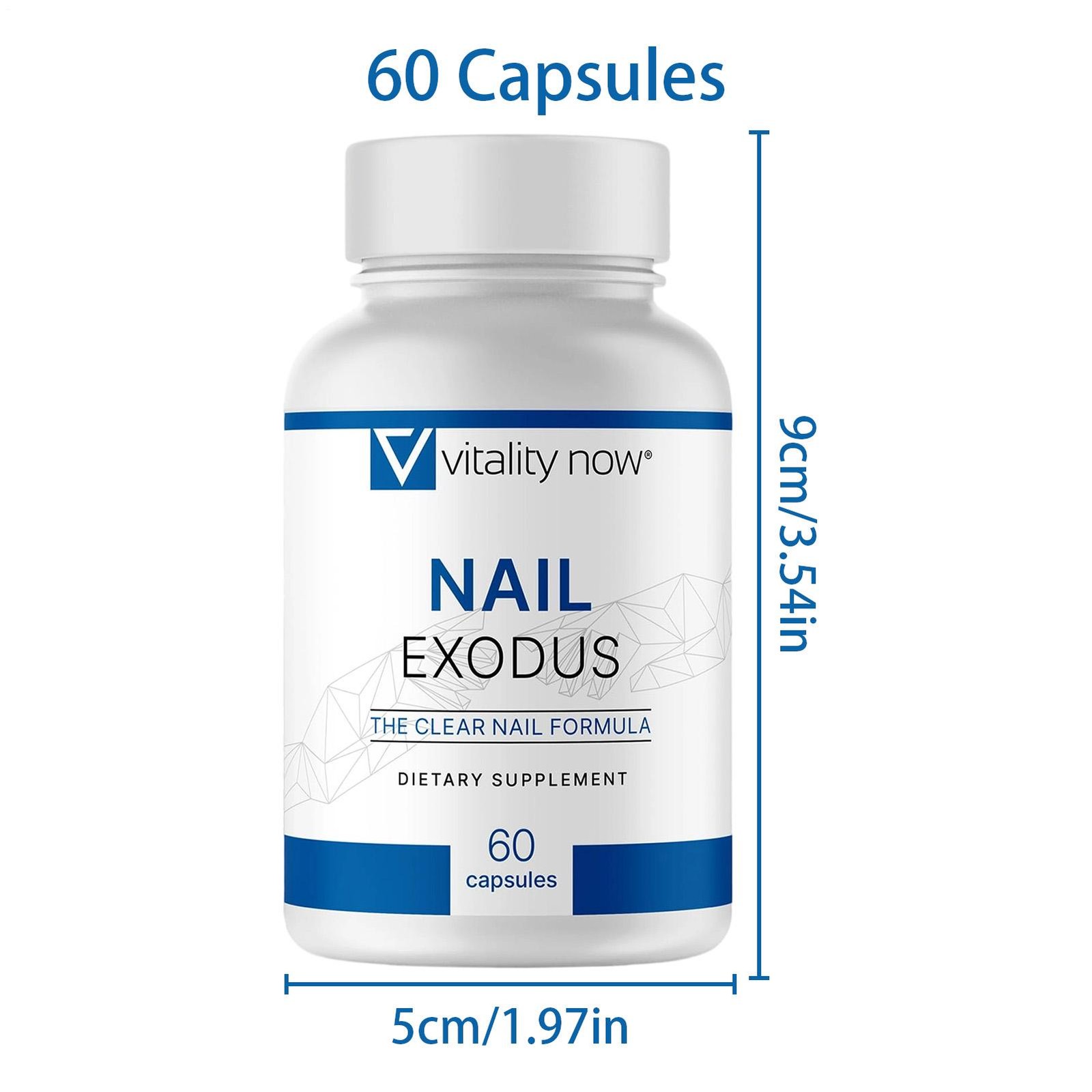 Nail Exodus Vitality Now Dietary Supplement 60 Capsules