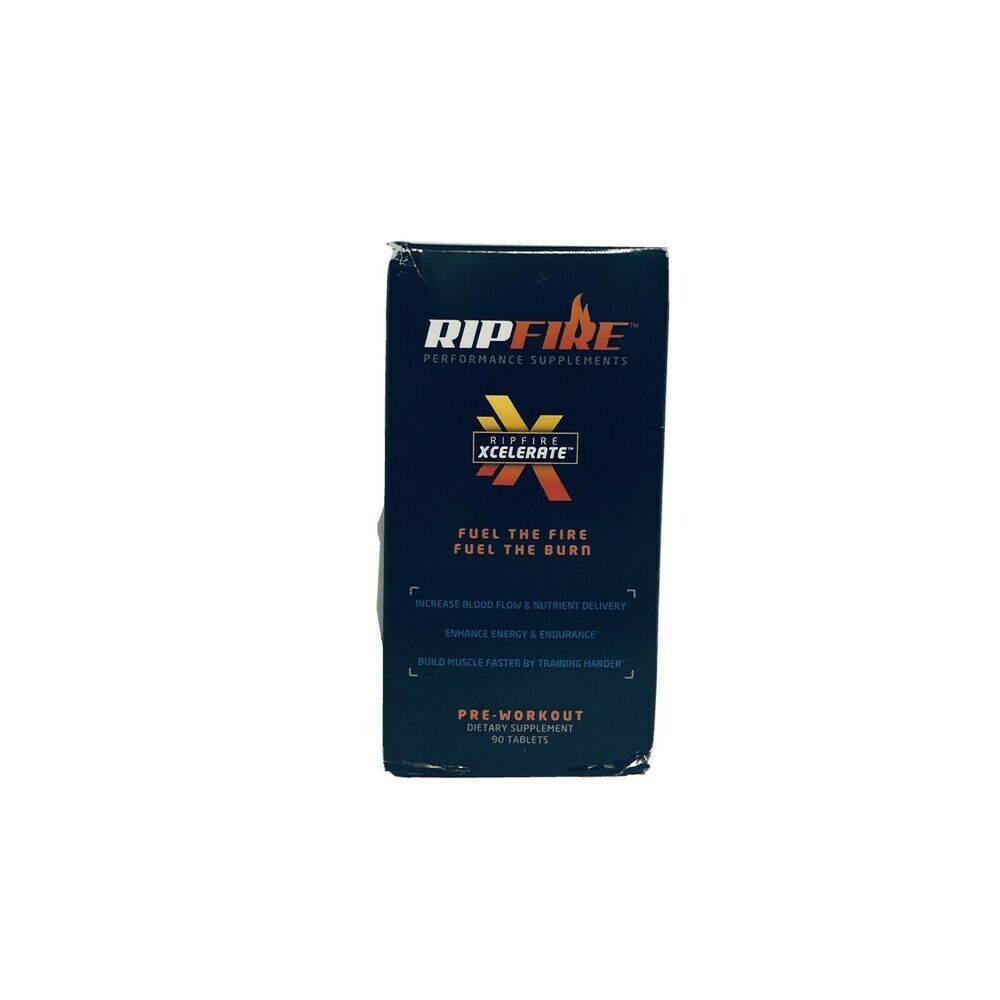 RipFire Pre-Workout Energy Dietary Performance Supplement 90 Tablets NEW USA