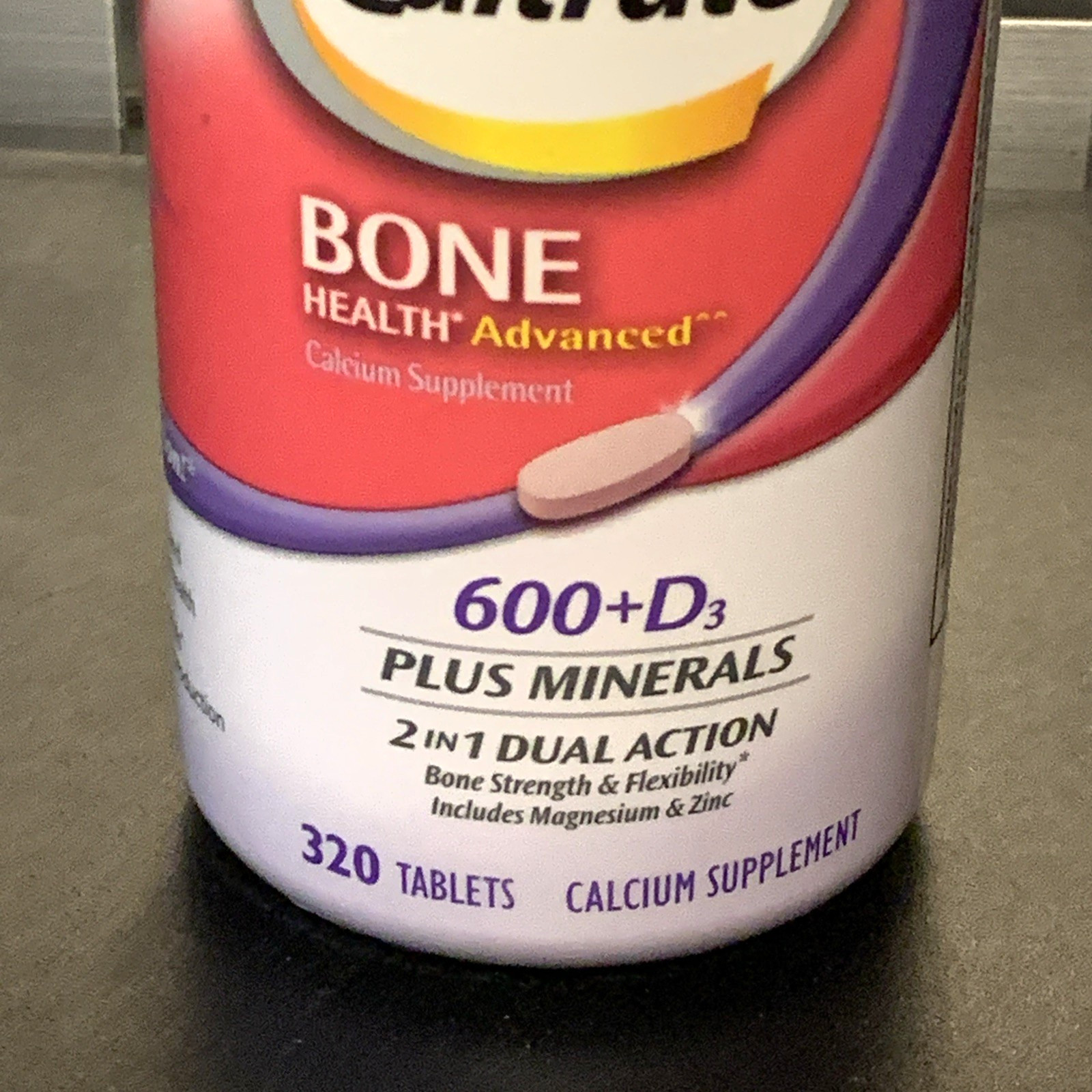 Caltrate Calcium 600+D3 Plus Minerals 320 Tablets Exp 12/27