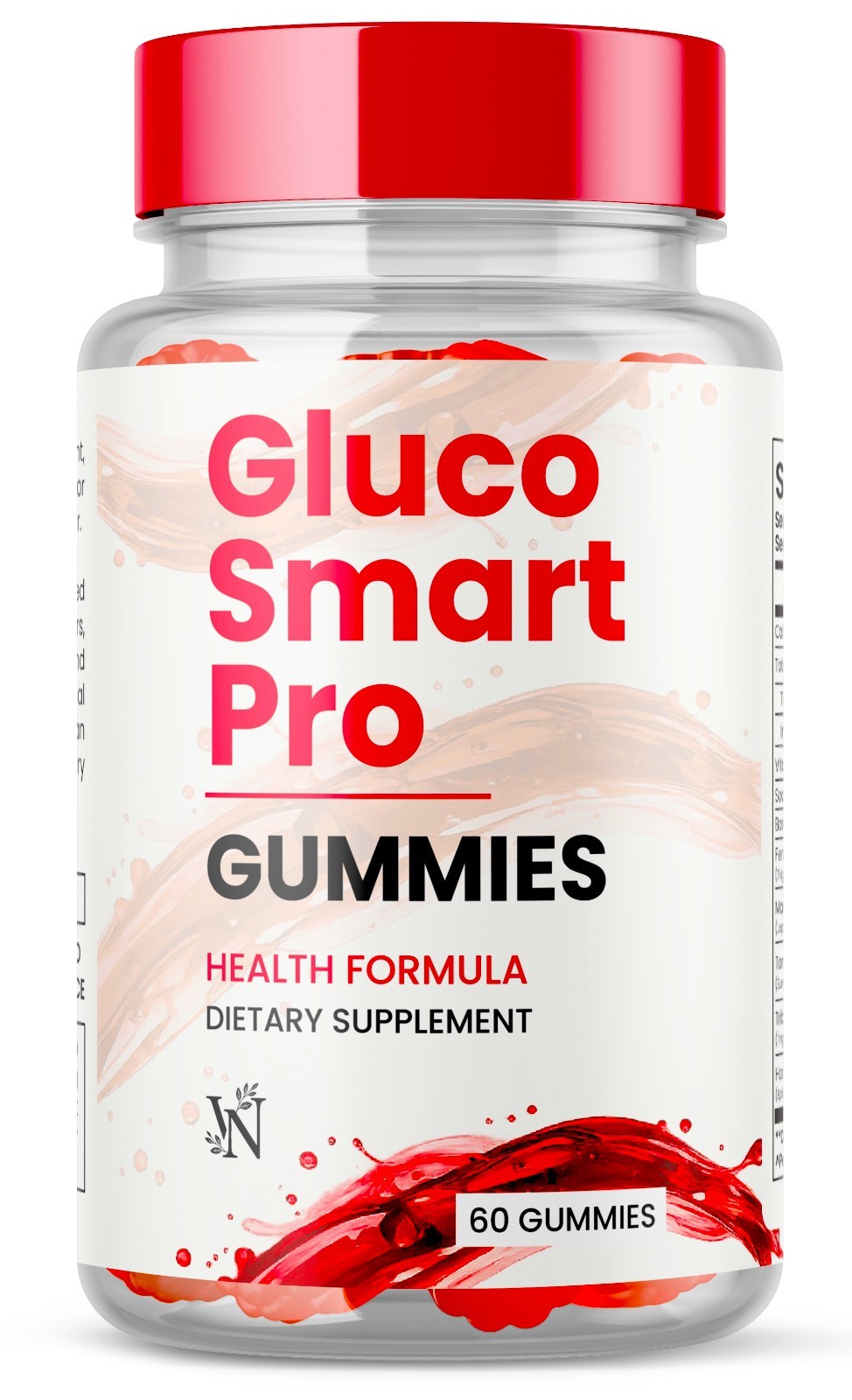 Gluco Smart Gummies for Health & Metabolism Support Supplement ( 1 Pack )