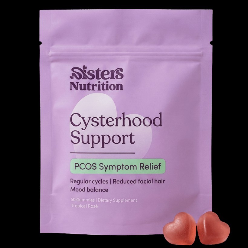 Sisters Nutrition Cysterhood Support PCOS Symptom Relief Gummies 60 Count