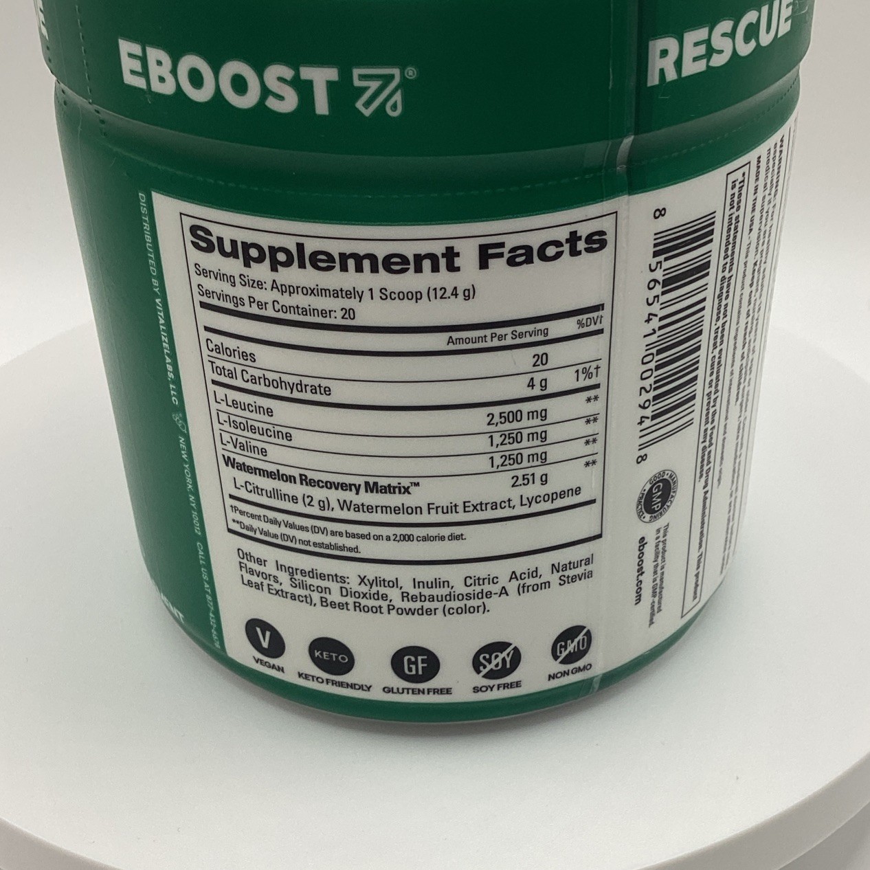 Eboost Rescue BCAA Recovery Matrix Watermelon – 20 Servings | Energy Support