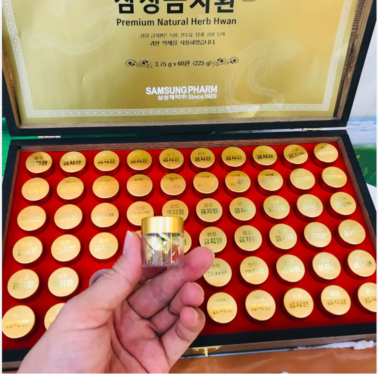 Samsung Gum Jee Hwan Mixed Premium Natural Herb Hwan 3.75g x 60 Pills