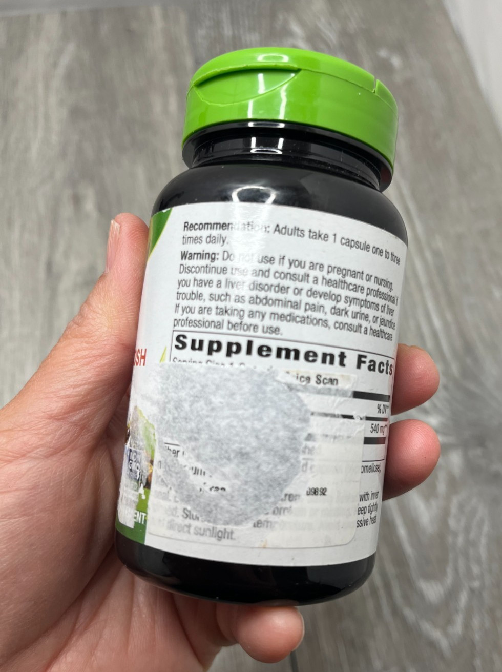 Nature’s Way Black Cohosh Root 540mg 100 Capsules Exp 3/29