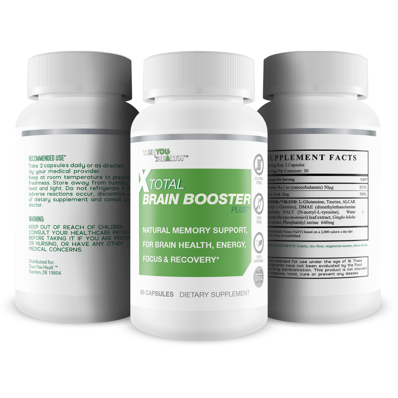 X Total Brain Booster Plus – Our Best Total Brain Boost & Memory Supplement