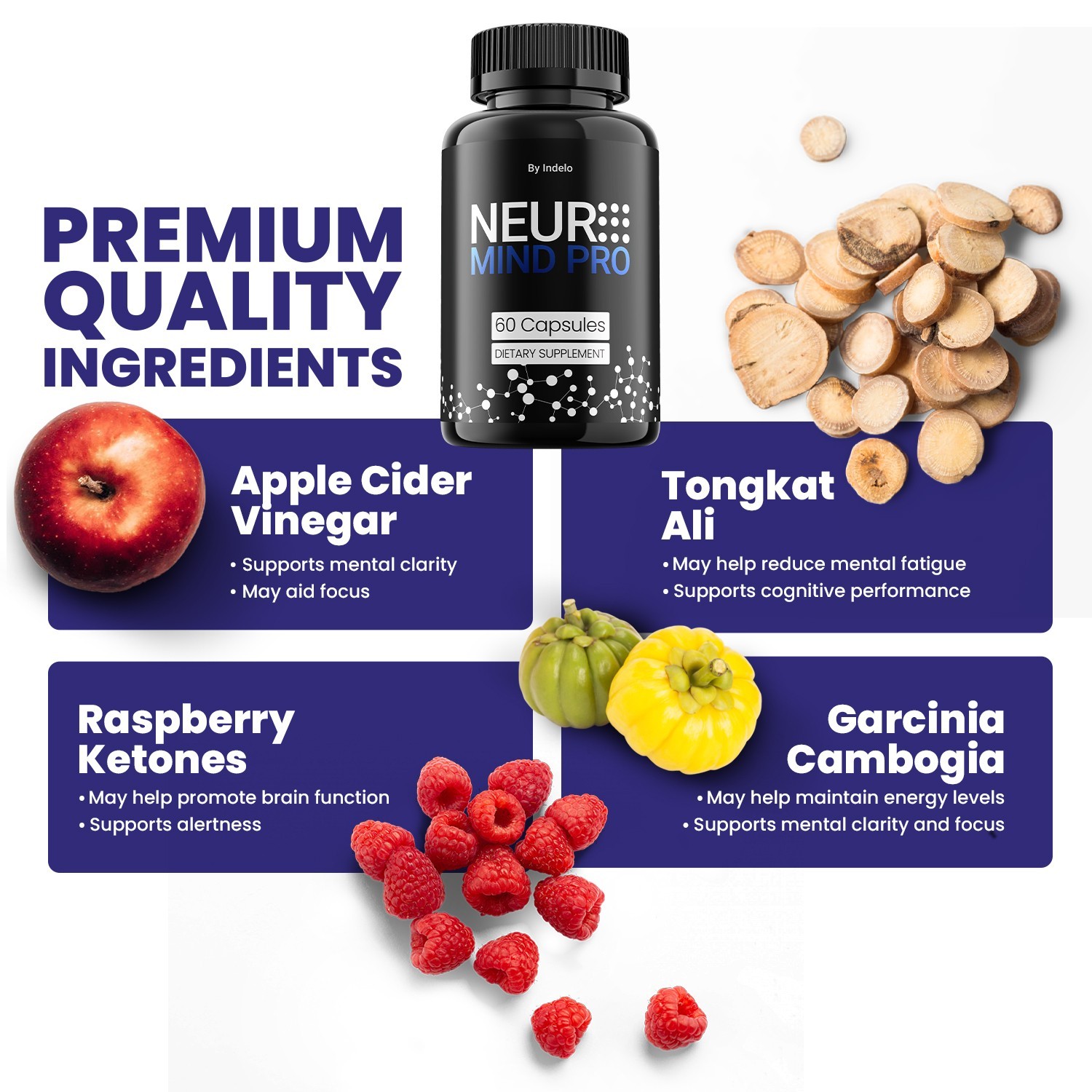 (3 Pack) Neuro Mind Pro Capsules – NeuroMind Pro Natural Blend Memory Focus