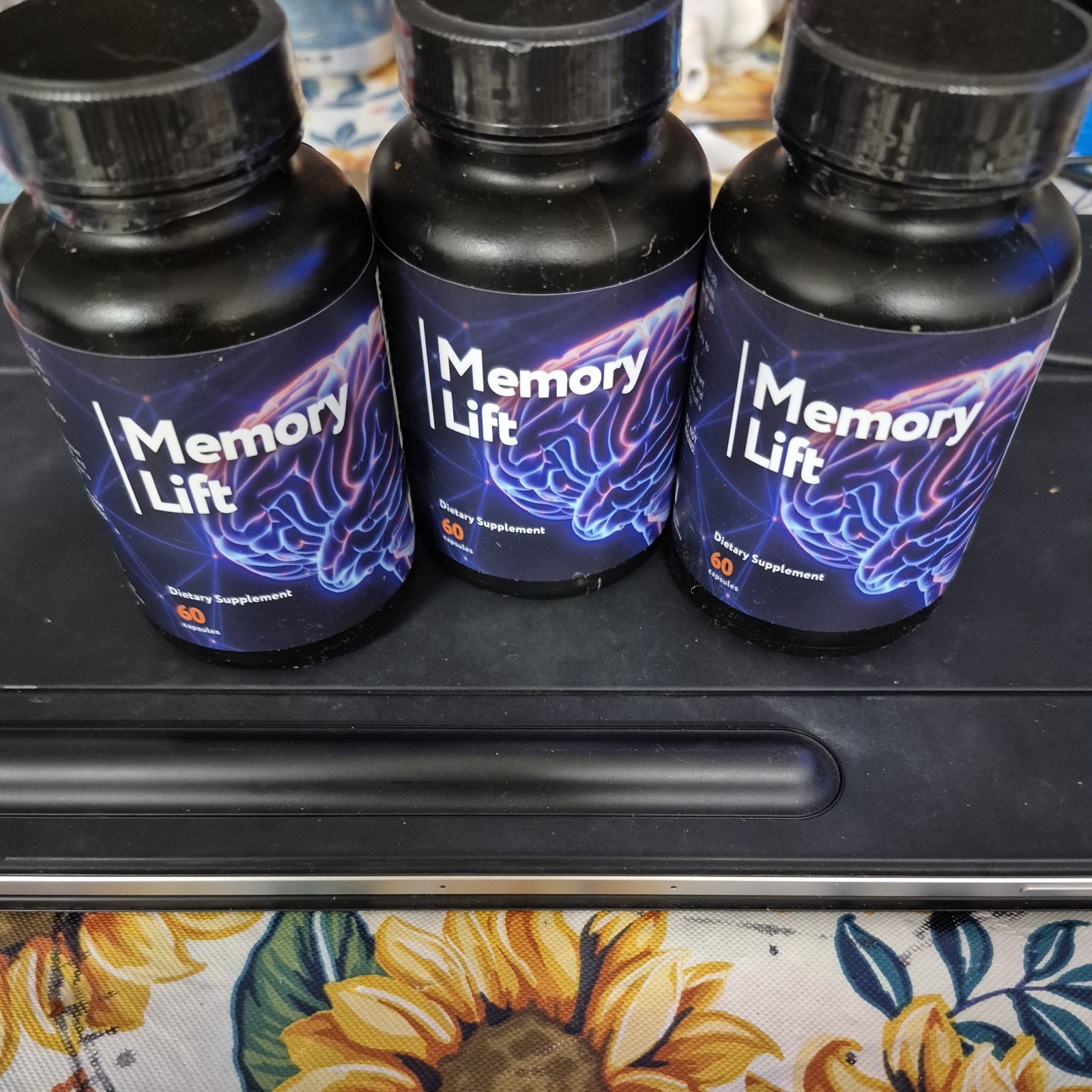 Memory Lift Dietary Supplement 180 Capsules Lot of 3 Expires 11/2027 New Sealed