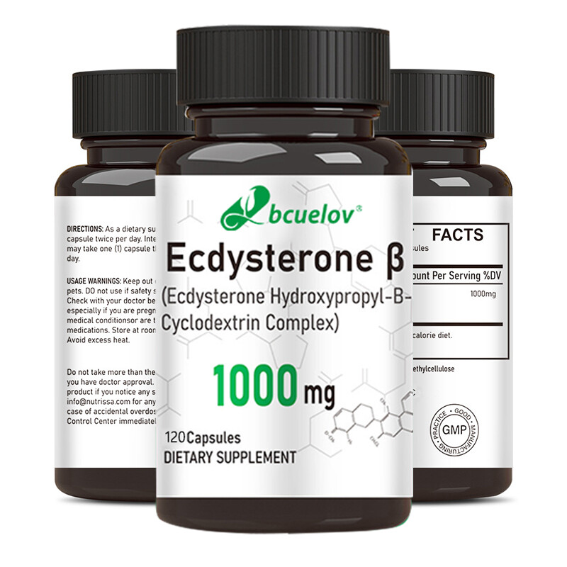 Ecdysterone (20-Hydroxyecdysone) 99% HPLC! 🔥 30 To 120 Capsules