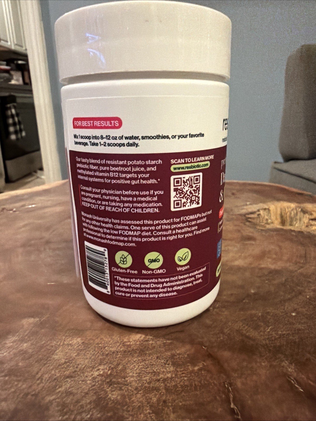 Prebeet Daily Prebiotic & Beets Powder | Mixed Berry | 5.29 oz | exp 03/28