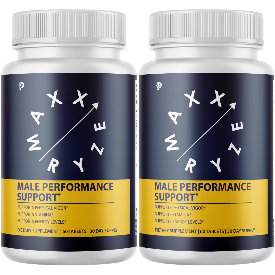 Maxx Ryze Male Performance Supplement, Stamina Support- 2 Bottles Official
