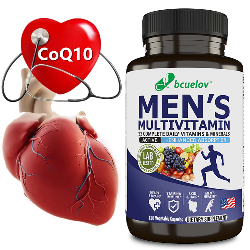 Men’s Multivitamin with Natural Ingredients, GMP Laboratory Tested
