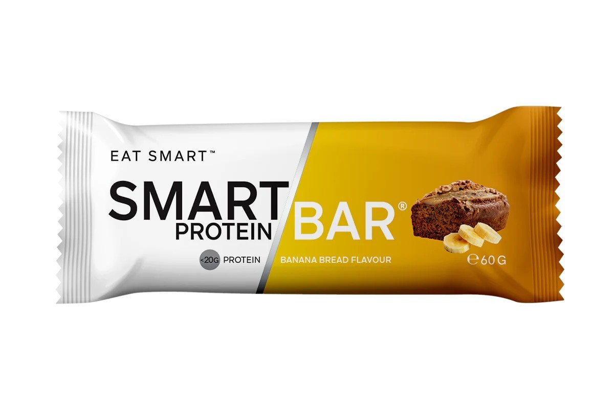 New Smart Protein Bar Banana Bread 60g x 12 Bars by Smart Diet Solutions