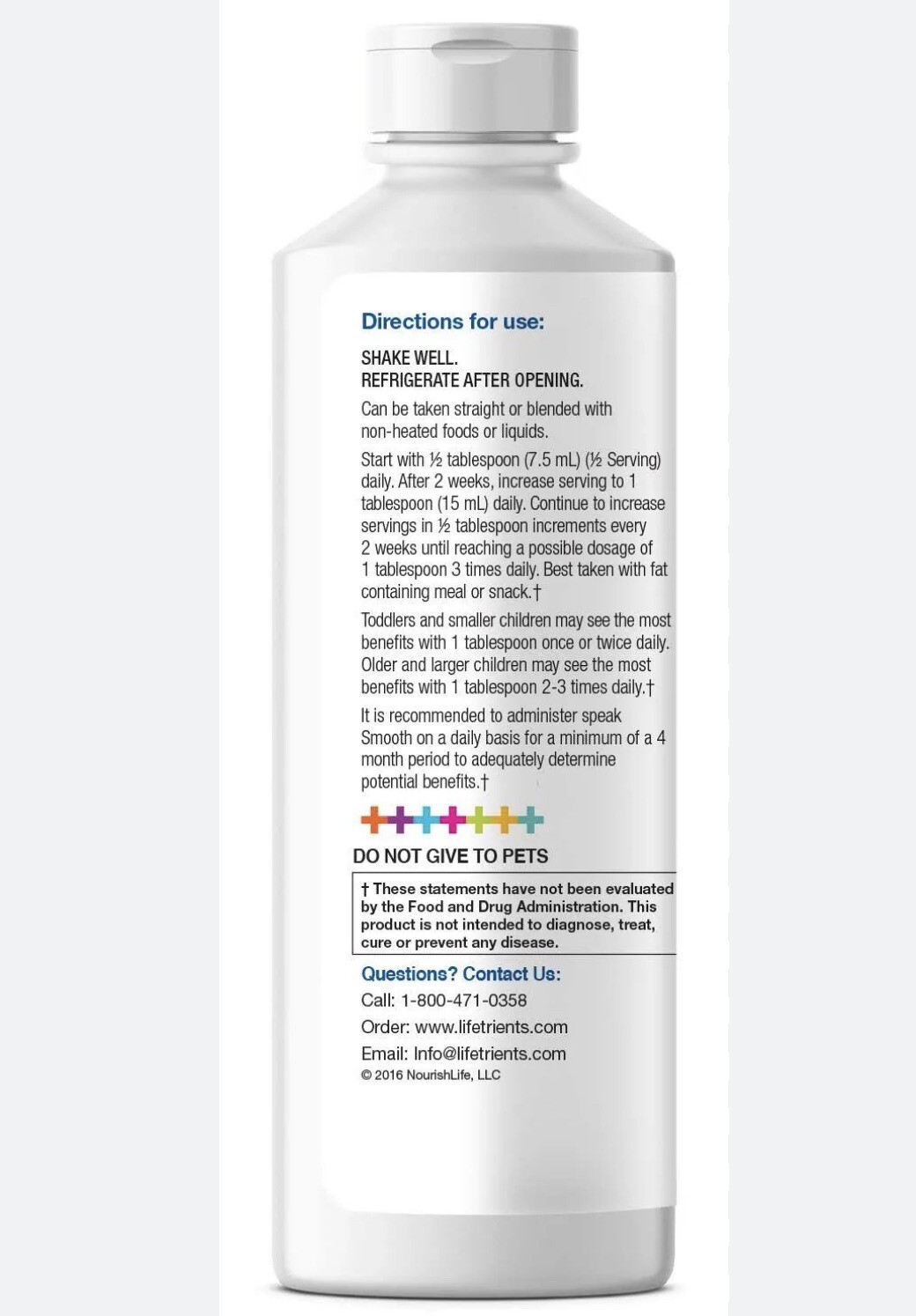 2 Bottles For $180 Lifetrients Speak+D Smooth Orange Vanilla 15.2 oz GET IT NOW!