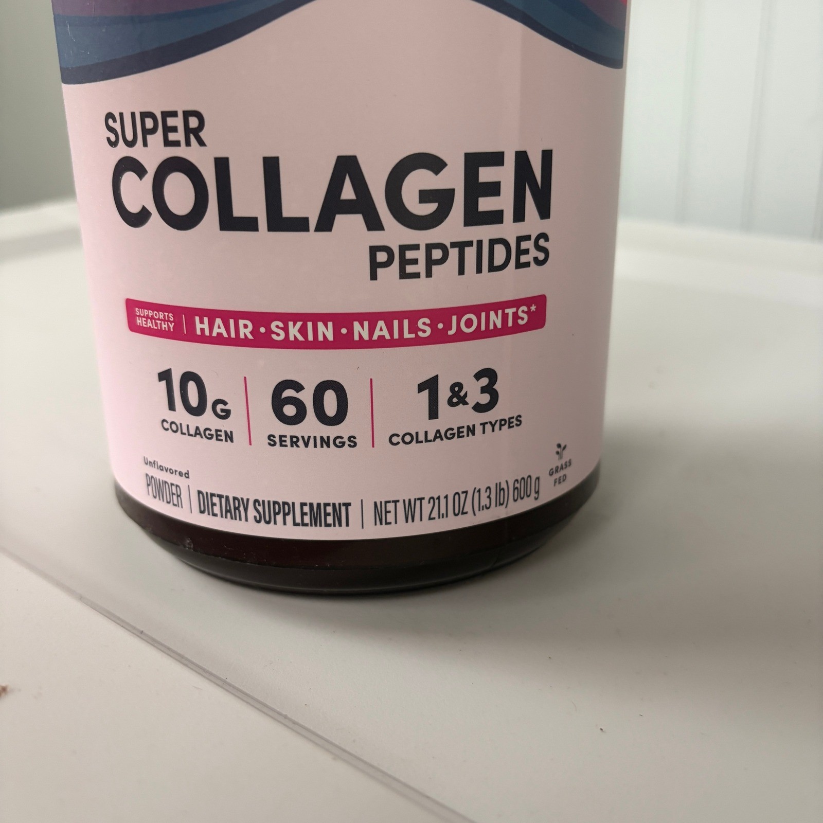 NeoCell Super Collagen Peptides Powder Unflavored 21.1oz 600g Exp 12/2026