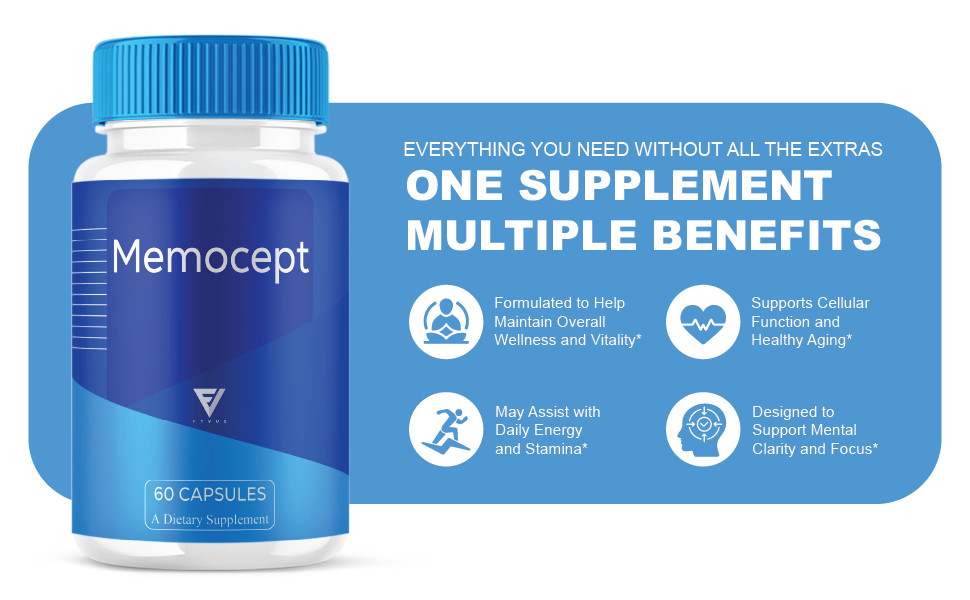 Memocept Advanced Brain Support, Memocept Supplement (60 Capsules)