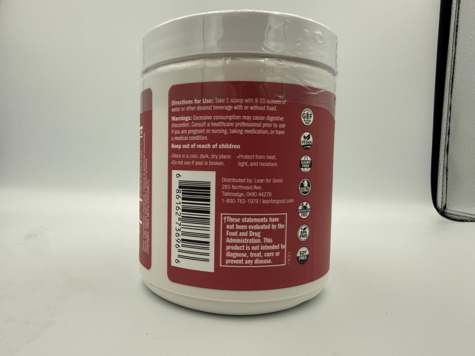 Lean for Good LeanMCT Dietary Supplement Net Wt. 7 oz. (198 g) Exp 02/2028