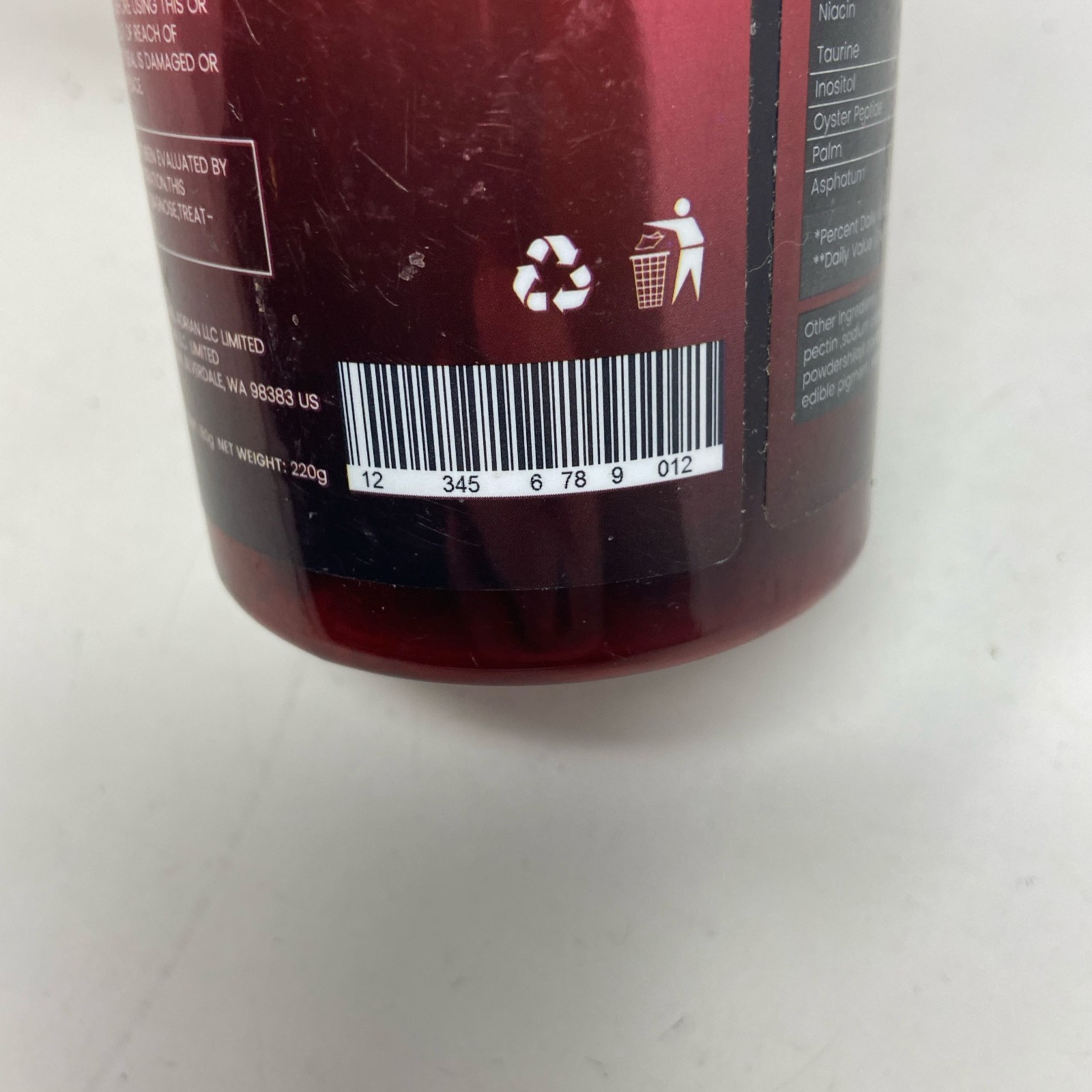 HolyTime Power Gummies, Red Bottle, 60 Count Shilajit & Saw Palmetto