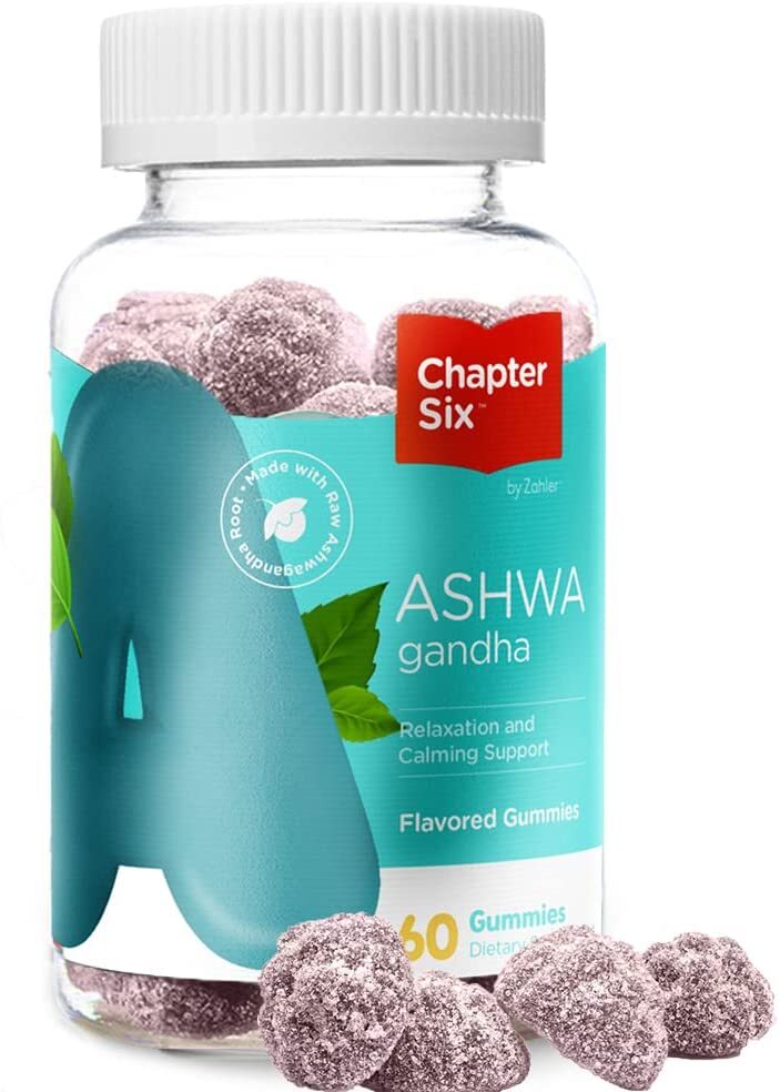 CHAPTER 6 Ashwagandha Gummies 60 Count 30 Servings MOOD & RELAXATION KOSHER