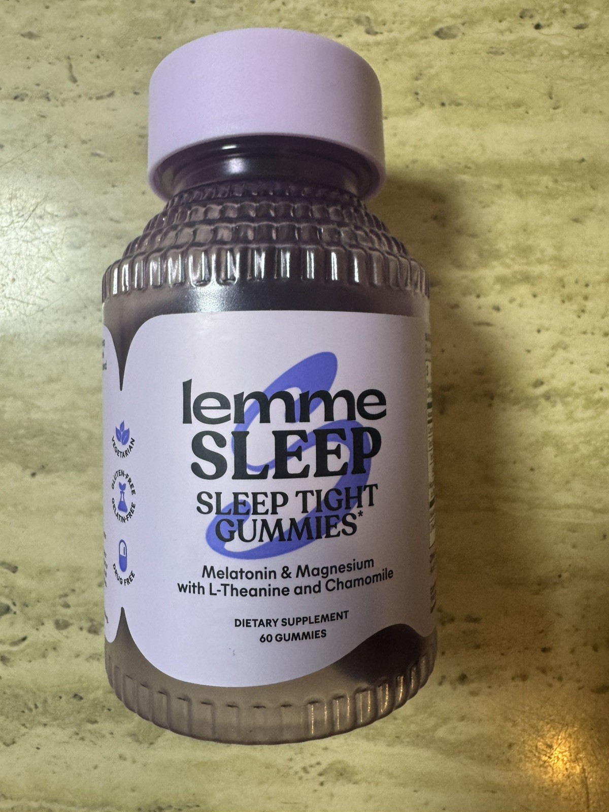 Lemme Sleep Gummies with 5mg Melatonin, Berry Flavored (60 Count)