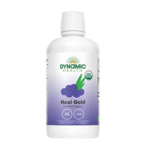 Acai Gold 100% Pure Organic Juice 32 Oz
