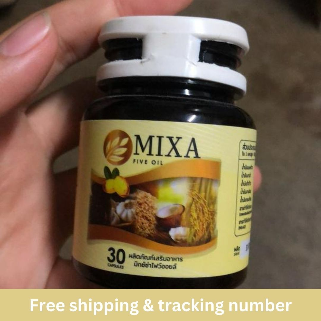 3x MIXSA FIVE OILS 5 MIXA Stimulate Metabolism Natural Nourish Brain Bone Sleep