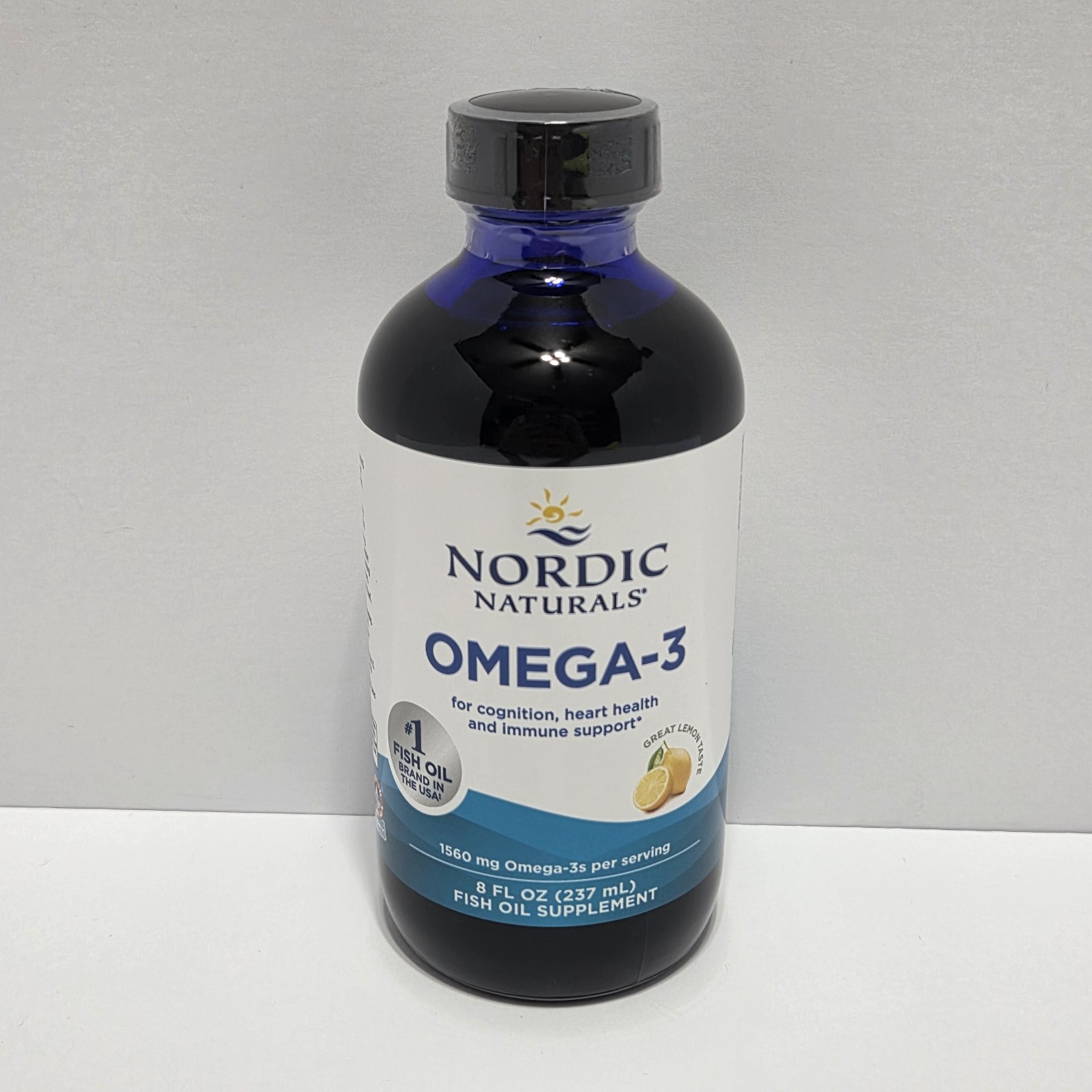 Nordic Naturals Omega-3 Lemon – Cognition, Heart Health, and Immune Support 8 Oz