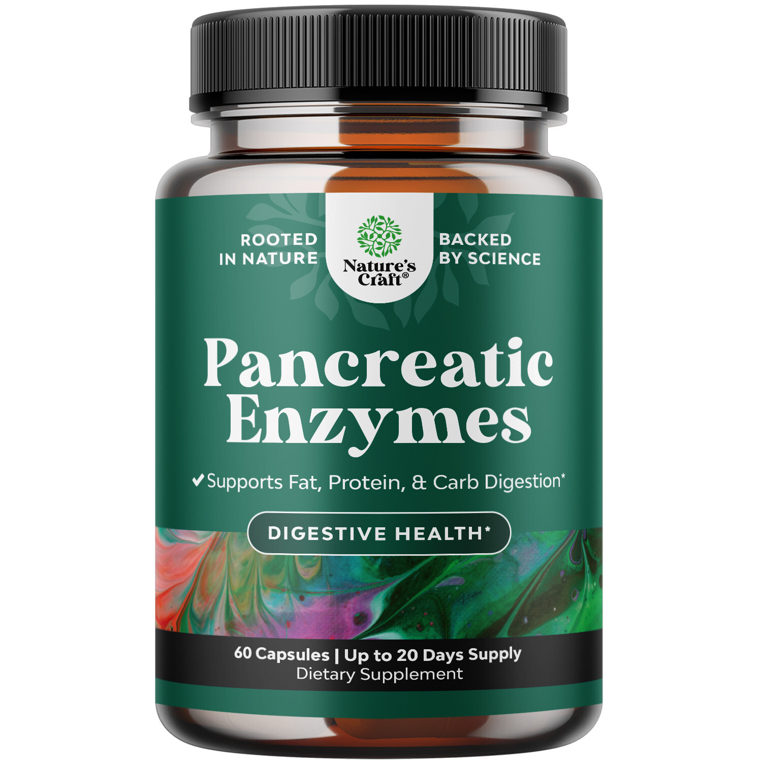 Pancreatin Digestive Enzymes for Digestive Health – Protease Amylase & Lipase