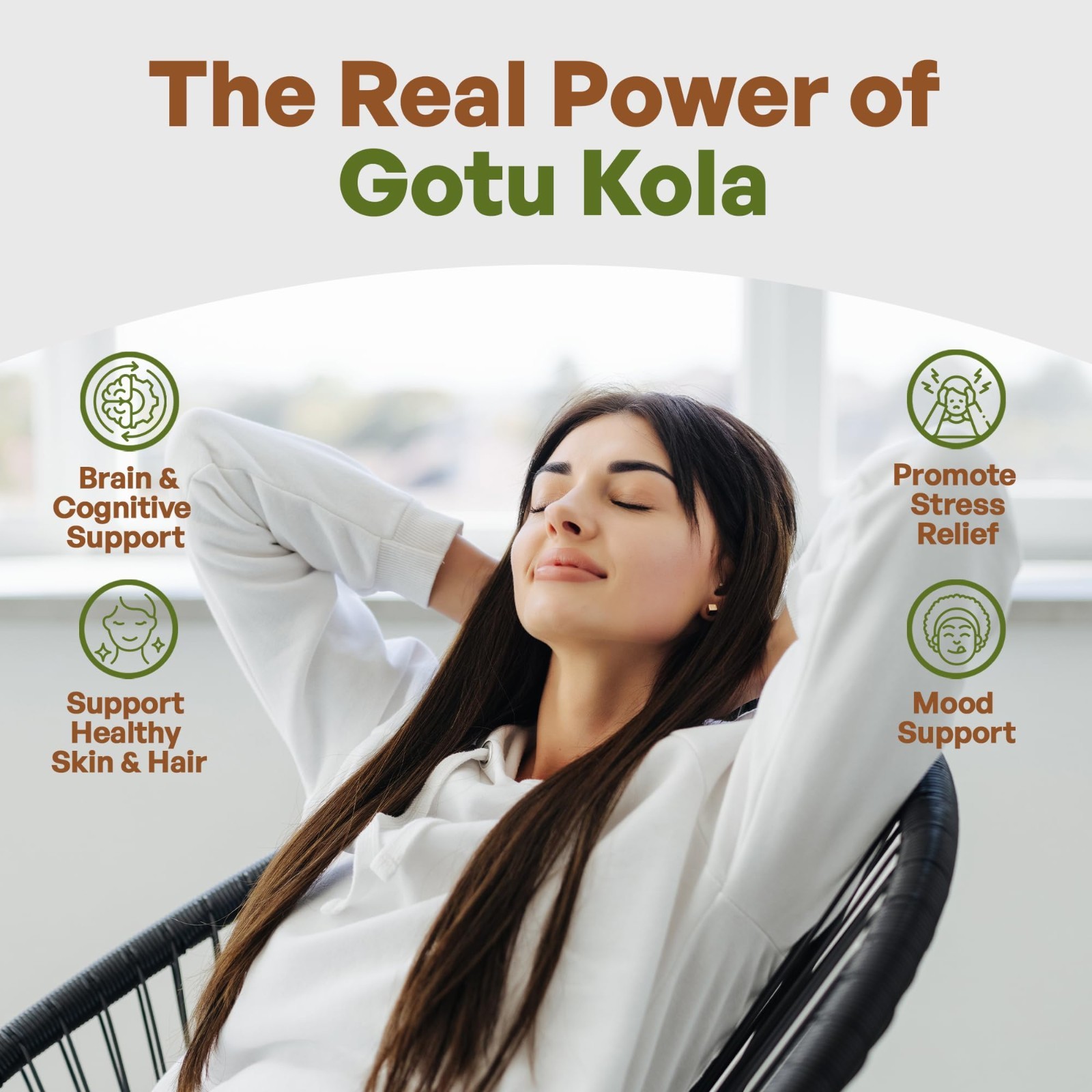 Gotu Kola Extract 10:1 Powder – 8 oz Centella Asiatica | Gotu Kola Powder NonGmo