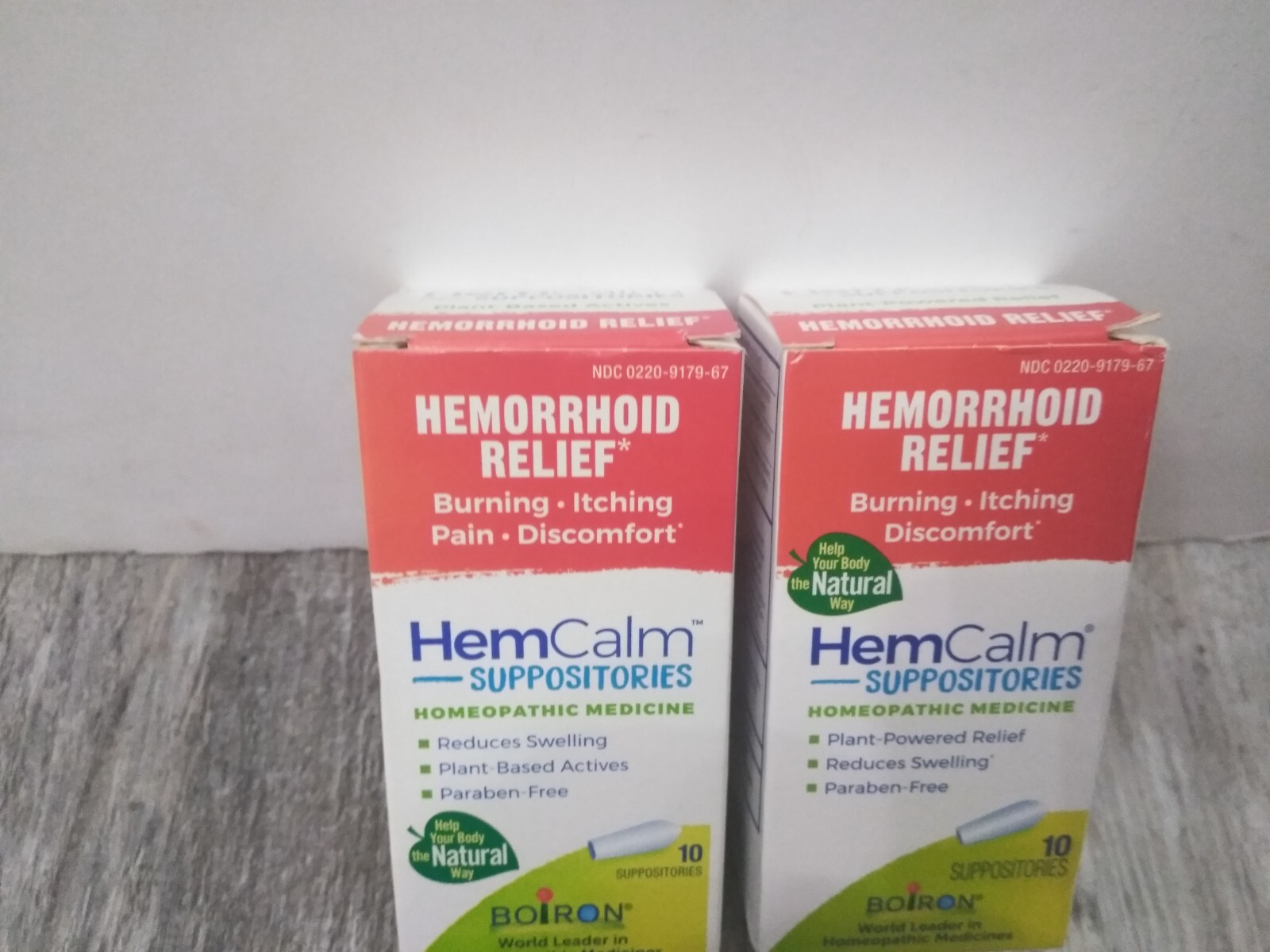 Hemcalm Suppositories, Homeopathic Medicine for Hemorrhoid Relief (2pk bundle)