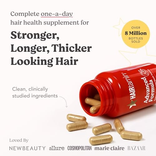 HAIRtamin Advanced Hair Growth Supplement for Women & Men